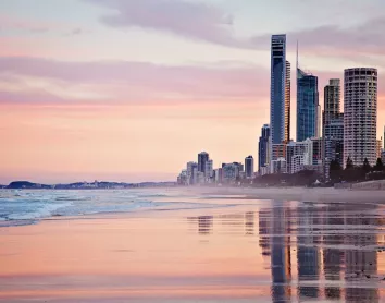 Plage de Gold Coast Brisbane Gold coast Paysage Plage