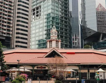 Le Maxwell Food Centre près de Chinatown